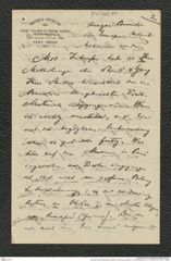 Nachlass Franz Steindachner, Brief von Emil Aug. Goeldi an Franz Steindachner (21.12.1904), Inv.Nr. 168.11, Seite 5